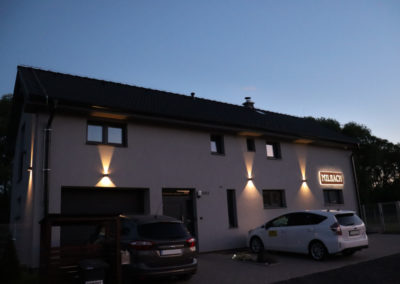pohľad na Apartmán Milbach v noci